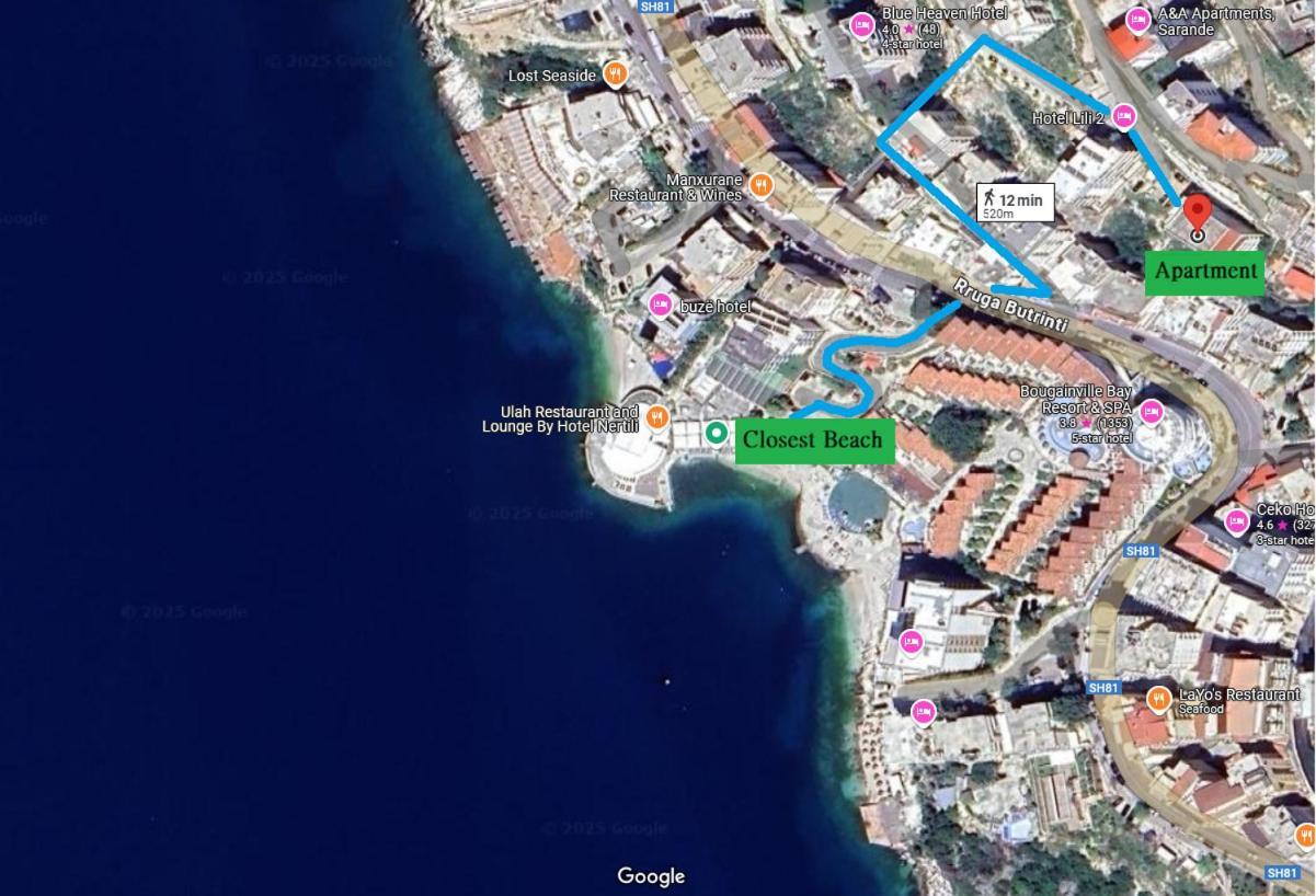 Blue Lagoon Sea View Apartament Saranda